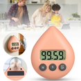 thumbnail image 2 of 1Pcs Cxui Countdown Timer, Digital Kitchen Timer with Suction Cup & Magnet for Cooking Baking Studying, Loud Alarm & Easy Read Display (3X3In, Orange), 2 of 9