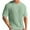 Green, variant on Lovskoo Shirts for Men Round Neck Short Sleeve Summer Solid Color Knitted T Shirt Vacation Beach Summer Tops Black