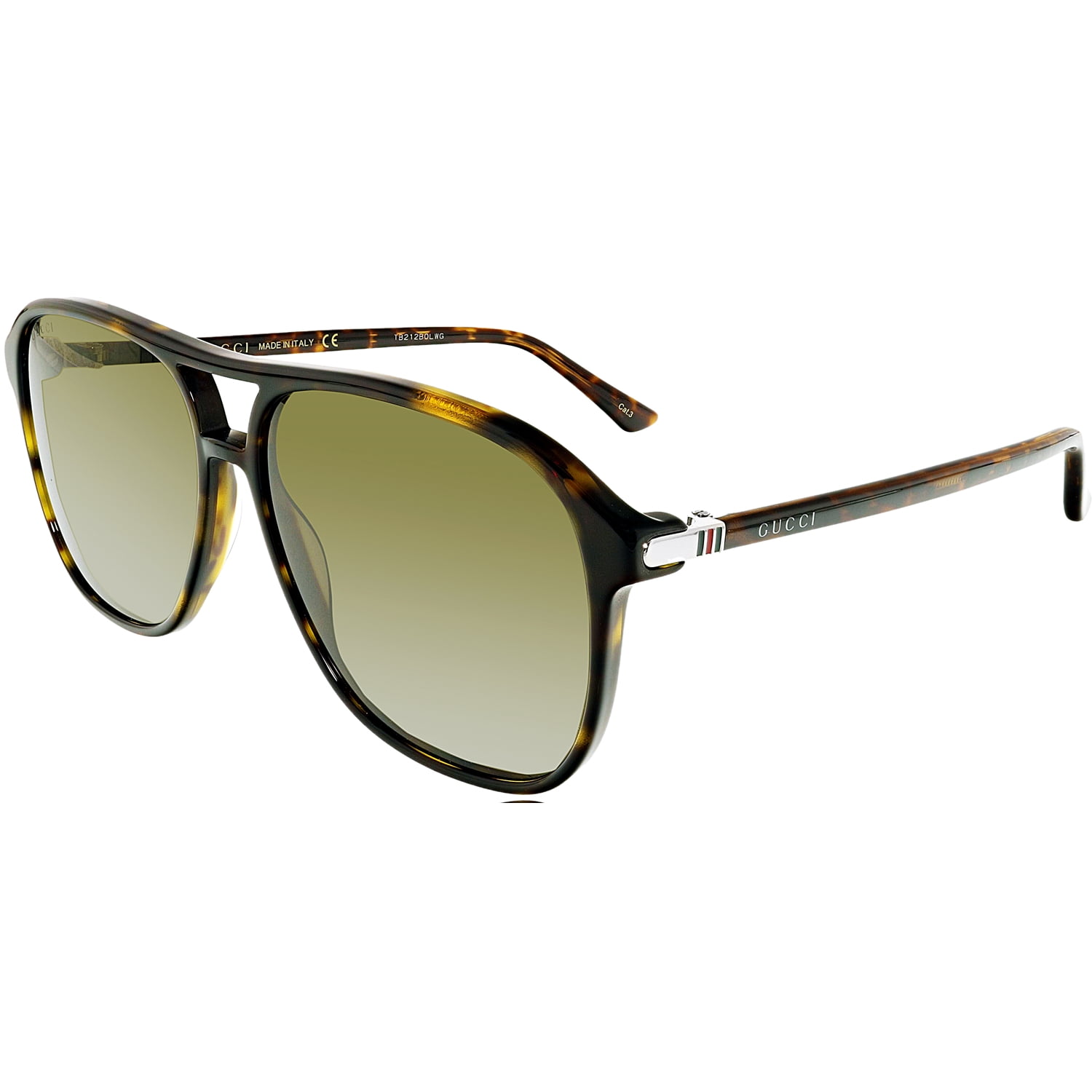 Gucci GG0016S-003-58 Brown Aviator Sunglasses | Walmart Canada