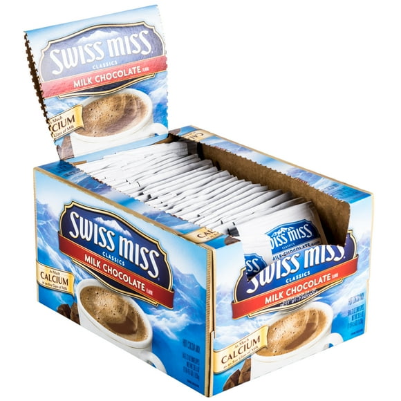 Swiss Miss Hot Chocolate Mix - 50/Box | Mélange de chocolat chaud Swiss Miss - 50/boîte