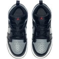 thumbnail image 4 of Toddler's Jordan 1 Mid Black/Gym Red-Particle Grey (640735 096) - 6, 4 of 5