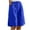 XNG1-Blue, variant on Eiyaclvo Bermuda Shorts for Womens Casual Elastic Waisted Knee Length Shorts Loose Fit Lounge Shorts Trendy Summer Beach Shorts with Pockets
