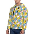 thumbnail image 3 of Lsque Colorful Duck Pattern Casual Men's Hoodie,Hooded Sweatshirt with Kangaroo Pocket,Pullover Hoodie-4X-Large, 3 of 7