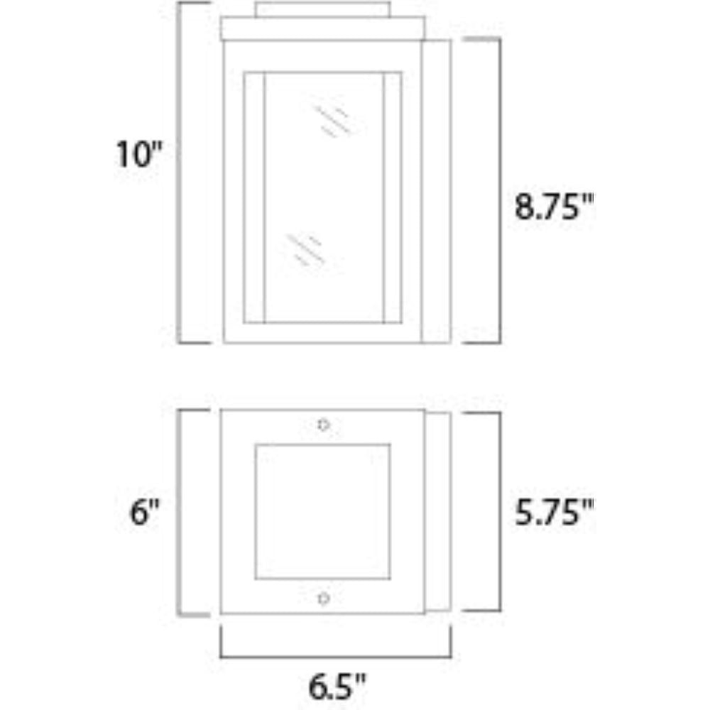 Maxim Lighting - LED Outdoor Wall Sconce - Outdoor Wall Mount - Salon-8W 1 LED