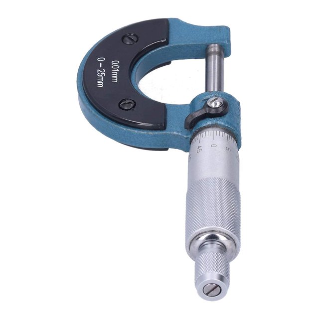 Micrómetro de Calibre para Herramienta de Maquinista 0‑25 mm 0,01 mm