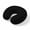 Black, variant on Neck Pillow Memory Foam, White Soft Breathable U-Shaped Travel Pillows, Modern Minimalist Pure Soild Color Lightweight Ergonomic Neck Support Cushion for Home Office Airplane 11.4"x11.4"x3.9"