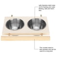 thumbnail image 4 of Comedero Para Loros De Acero Inoxidable Soporte Para Comedero Para Loros Resistente A Mordeduras Patio Para Alimentación De Agua Jardín Doméstico Para Alimentación De Aves ANGGREK Otros, 4 of 8