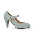 thumbnail image 2 of Chase & Chloe Mary Jane Shoes Women Oxford Pumps - Cute Low Kitten High Heels - Retro Vintage Shoes for Women 1950s Mary Janes Round Toe Shoe with Ankle Strap - Women Dress Shoes, 2 of 4