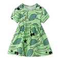 thumbnail image 3 of LYMAYTER Robe Décontractée pour Filles, Confort Fraîcheur, Coton, pour Tout-Petits, Été, Soleil, Mignonnes, 2-7 Ans, 3 of 8