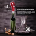 thumbnail image 5 of Complete Electric Wine Aerator Decanter and Pourer Enhances Wine Flavor of All Ages WAERATOR (Red), 5 of 9