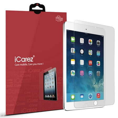 iCarez [HD Anti Glare] Screen Protector for iPad Mini / iPad Mini 2 / iPad Mini 3 Easy Install Anti-fingerprint Anti-scratch with Lifetime Replacement
