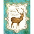thumbnail image 2 of Deer in Snow Poster Print by Gwendolyn Babbitt (22 x 28), 2 of 2