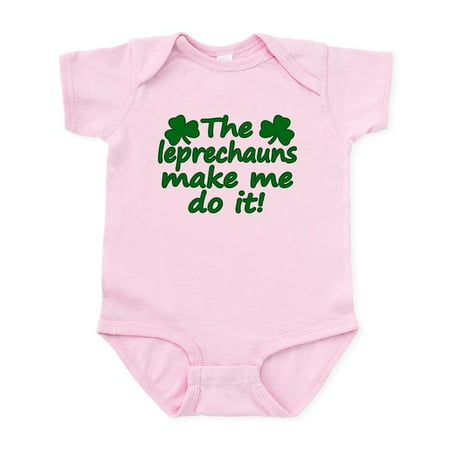 

CafePress - Leprechauns Made Me Do It Infant Bodysuit - Baby Light Bodysuit Size Newborn - 24 Months