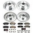 thumbnail image 3 of PowerStop Front and Rear Z23 Evolution Sport Carbon-Fiber Ceramic Brake Pad and Drilled & Slotted Rotor Kit Fits: SUBARU Select Models K1122, 3 of 10