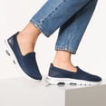 thumbnail image 3 of Zapatillas Skechers Go Walk 5 para mujer, azul marino y blanco, 12,5 pulgadas de ancho, 3 of 8