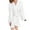 White, variant on VANLOFE Unisex Warm Pajamas Household Clothes Solid Bathrobe Lengthened Night-robe Woman's Nightgown Casual Robes Pink Robes Sleepwear for Woman M-3XL