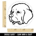 thumbnail image 2 of Newfoundland Dog Head Rubber Stamp for Scrapbooking Crafting Stamping - Small 3/4 Inch, 2 of 7