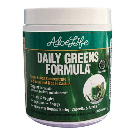 Aloe Life Healthy & Slim Daily Greens Powder 9.34 oz Powder