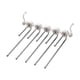 thumbnail image 2 of Portapantalones plegable - percha de 5 niveles para ahorrar espacio con gancho giratorio, clips antideslizantes y varilla de acero resistente para guardar armarios, 2 of 3