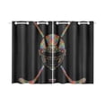 thumbnail image 1 of YUSDECOR Rideaux de Fenêtre Colorés et Cool Hockey Sports Cuisine Chambre Rideaux 26x39 Pouces, 2 Pcs, 1 of 3
