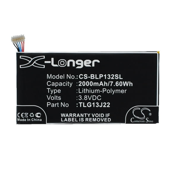 2000mAh TLG13J24 Battery for Wiko Darkfull