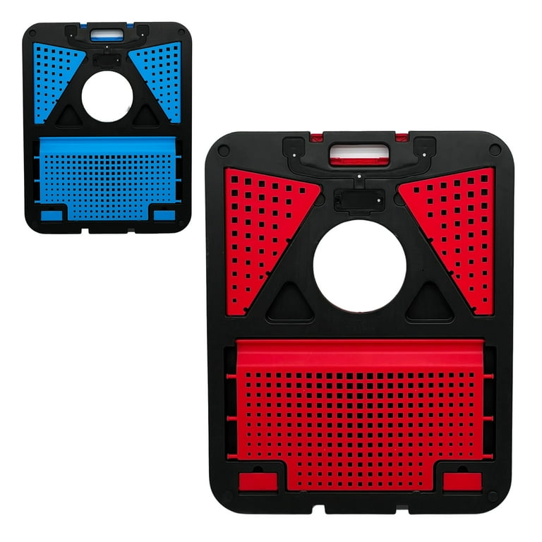 LED Cornhole Board Set - Light Up Bean Bag Toss with 6 Bags, by