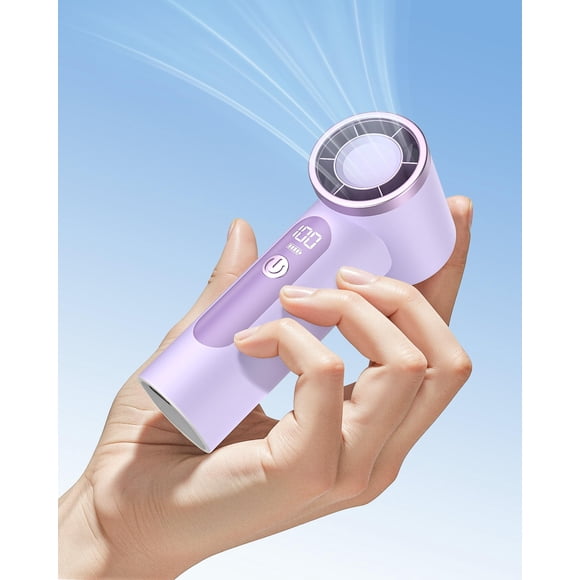 Ventilador portátil AGEYOU, recargable, 4000 mAh, 6 velocidades