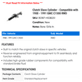 thumbnail image 2 of Clutch Cylinder - Compatible with 1988 - 1991 GMC C1500 RWD 1989 1990, 2 of 2