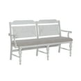 thumbnail image 3 of Liberty Furniture River Place Panel Back Bench for Dining Room - White, 3 of 5