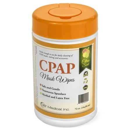 3B Medical CPAP Wipes, Citrus