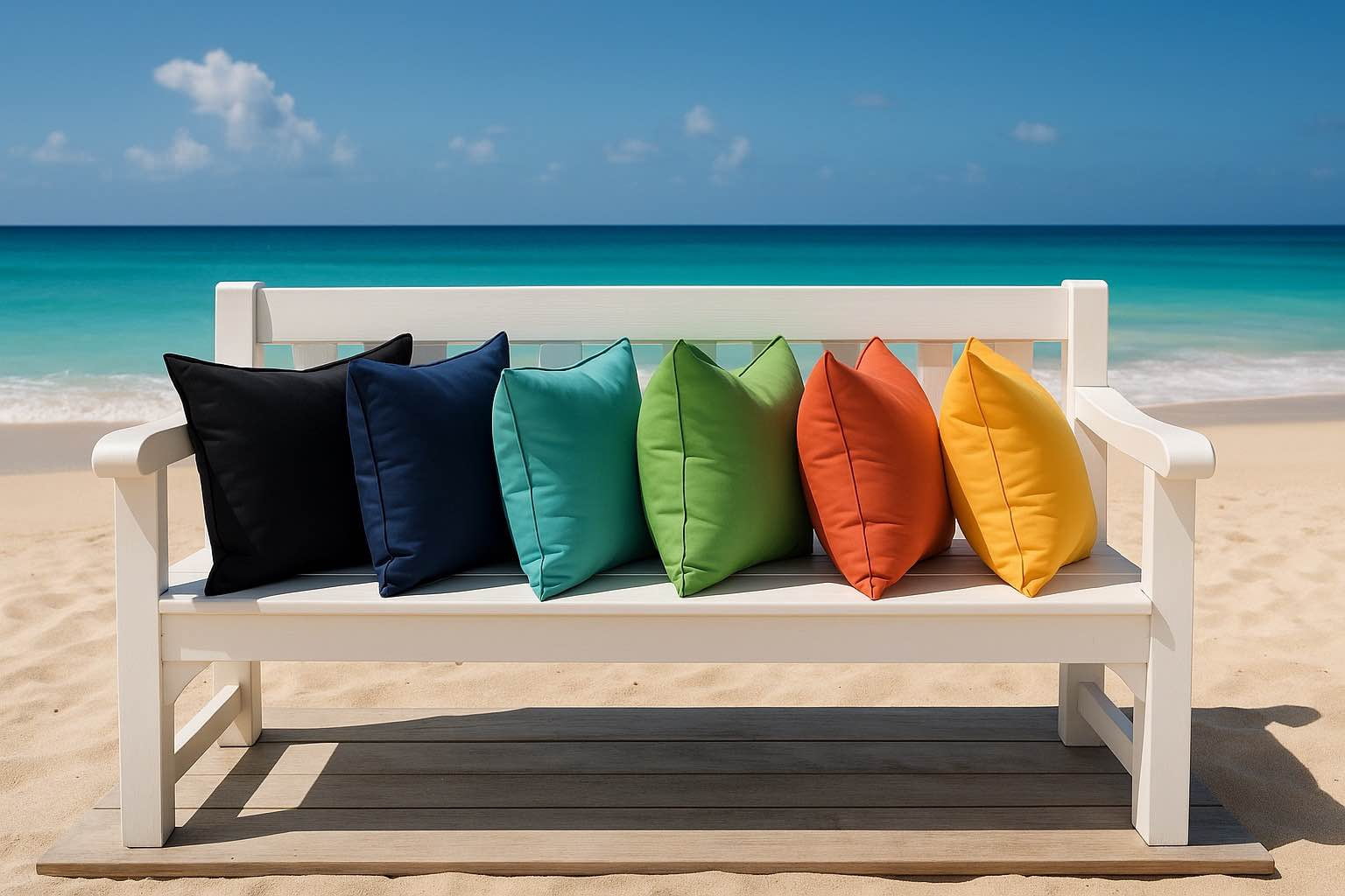 Lexi Black Rectangular Outdoor Throw Pillow （Set of 2)
