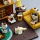 thumbnail image 2 of Estantería de estudio en miniatura ZAKKA, decoración del hogar, bonito gato de dibujos animados, escritorio retro, gramófono, adorno, manualidades, accesorios para casa de muñecas, juguete de regalo, 2 of 5