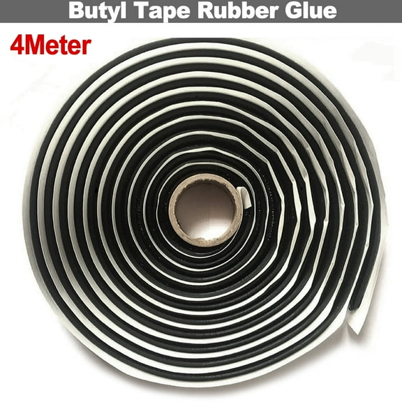 AUTOXBERT 4M/13FT Butyl Sealant Tape Butyl Rubber Headlight Sealant Automotive Adhesive Waterproof