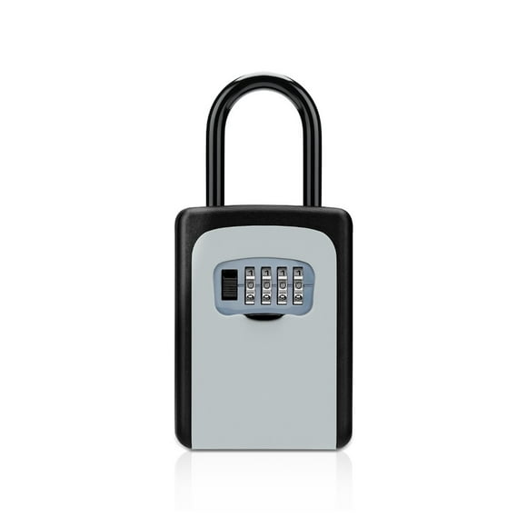 Password Lock Storage Box , Outdoor Weatherproof Wall Mount Metal Password Key Box Hanging Home Key Safe Box ,Easy Installation
