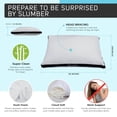 thumbnail image 4 of Hush Blankets Hush Cooling Bamboo Pillow with Adjustable Shredded Foam, 4 of 12