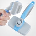 thumbnail image 3 of Dog Slicker Comb Ergonomic Portable Puppy Grooming Slicker Puppy Shedding Brush, 3 of 10