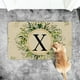 thumbnail image 2 of Felpudos con letras para puerta delantera, decoración Floral, felpudos con iniciales, entrada al aire libre, decoración de apellidos para el hogar, interior y exterior, 2 of 3