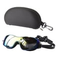 thumbnail image 3 of Gafas de natación profesionales Macarena protector de ojos buceo resistente al agua vista amplia antiniebla negro, 3 of 8
