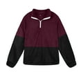 thumbnail image 4 of Fanxing 1/4 Zip Pullover for Women Fleece Lined Long Sleeve Sweatshirt Casual Plush Fluffy Zipper Pullovers Tops Activewear S/M/L/XL/XXL/XXXL/XXXXL/XXXXXL, 4 of 6