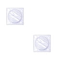 thumbnail image 3 of Wosthever Regla giratoria Construcción Plantilla de geometría estéreo Dispositivo de medición de dibujo Reglas de papelería Accesorios Estudiante Type3 NO3 Wosthever CBP212758, 3 of 5