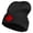 Black, variant on Canada Maple Leaf Embroidered Big Size Superior Cotton Long Knitting Beanie - White XL-3XL
