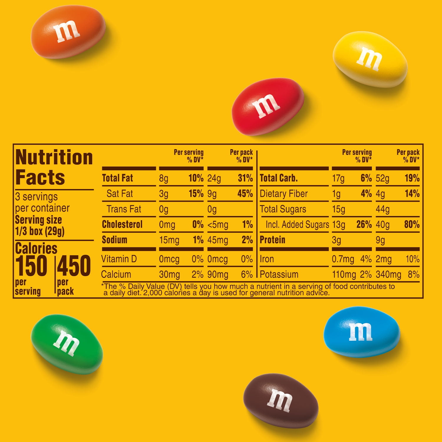 (2 pack) M&M's Peanut Milk Chocolate Candy Theater Box - 3.1 oz Box