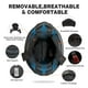 thumbnail image 3 of Casco integral para motocicleta VCOROS WS-609 aprobado por el DOT, 3 of 3