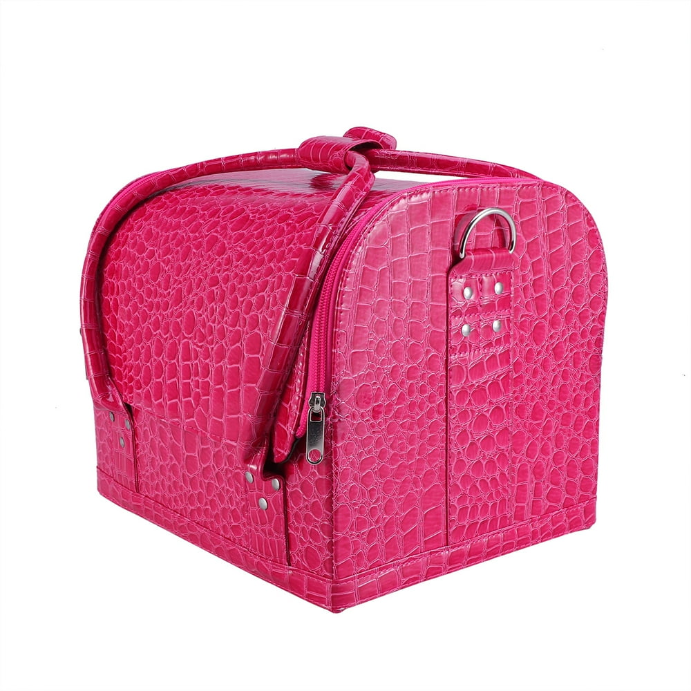 Handle Cosmetic Bag Large Capacity Travel Cosmetic Organizer Folding