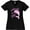 AB-Black, variant on Inktastic Dolphin-itely in Love- Cute Pink Dolphin Women's Plus Size V-Neck T-Shirt