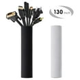 thumbnail image 1 of 130" Cable Management Sleeve Cable Cover Wire Hider Reversible, 1 of 7