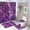 Boho 2, variant on Bathroom Rugs Sets 4 Piece with Shower Curtain, Boho Pattern Printed on Bathroom Curtain Sets with Rugs, Great for Master Bath Beach House Modern Home, 72 x 72 inches