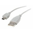 thumbnail image 2 of StarTech.com USB2HABM6IN Gray Mini USB 2.0 Cable - A to Mini B, 2 of 4