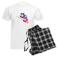thumbnail image 6 of CafePress - Aloha Flowers Pajamas - Men's Light Loose Fit Cotton Pajama Set, 6 of 7
