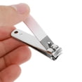 thumbnail image 2 of Unique Bargains 1pc Gradient Small Carbon Steel Flat Nail Clippers 2.36" Length Pink, 2 of 6